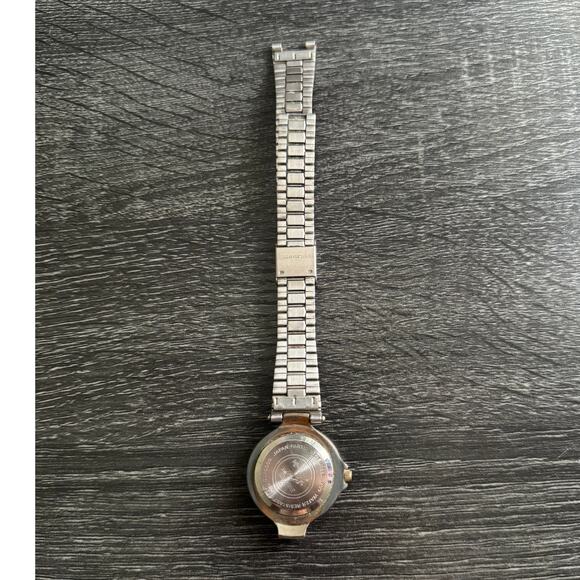 VTG Silver Tone Water Resistant Stainless Steel Watch FOR PARTS UNTESTED - Picture 6 of 8